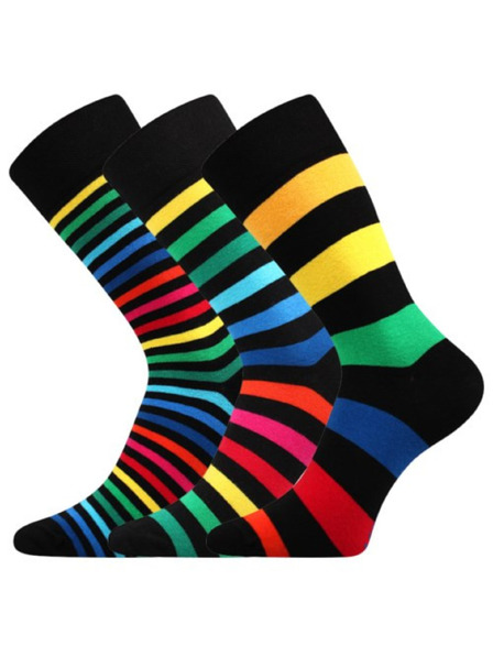 Lonka Set de trei - ciorapi Lonka multicolori