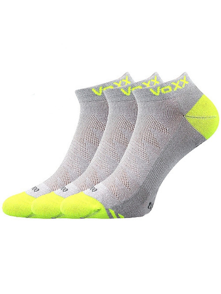 VoXX Set trei - șosete VoXX bambusice gri deschis