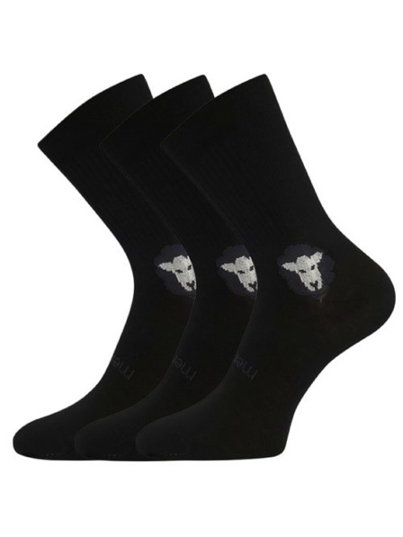 VoXX Set trei - șosete VoXX merino negre