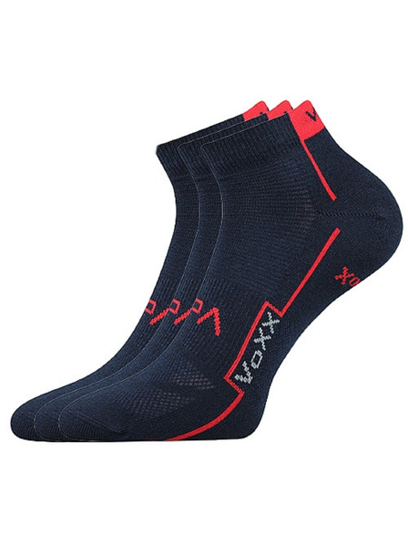 VoXX Set de trei - Șosete VoXX albastru închis