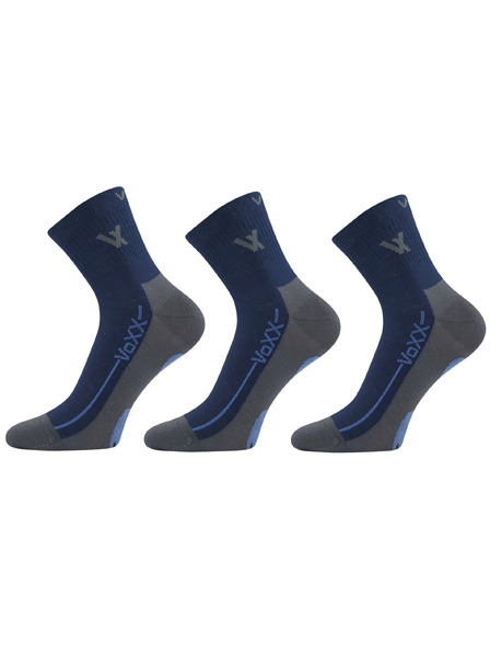 VoXX Set de trei - Șosete VoXX albastru închis