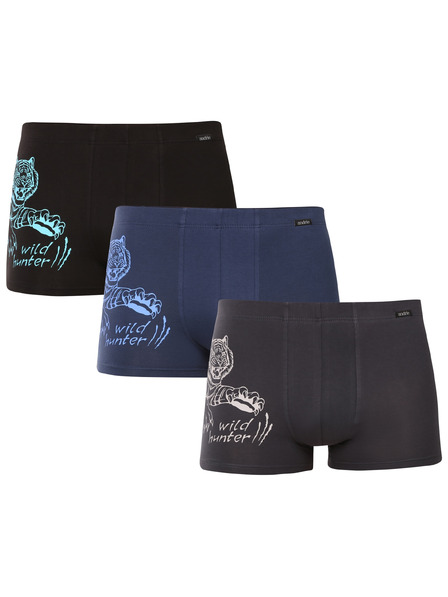 andrie Set de trei - boxeri bărbați Andrie multicolori