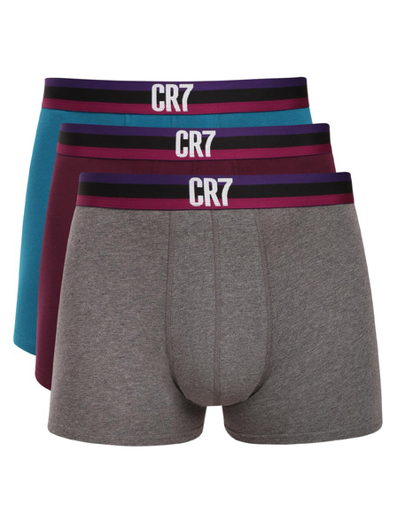 CR7 Set trei - Boxeri bărbătești CR7 multicolor