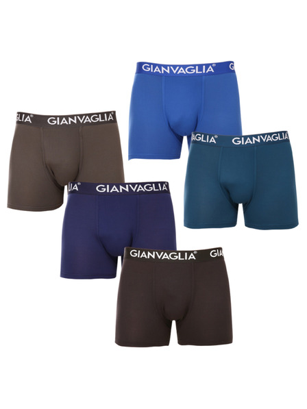 Gianvaglia Set de cinci - boxeri pentru bărbați Gianvaglia multicolori