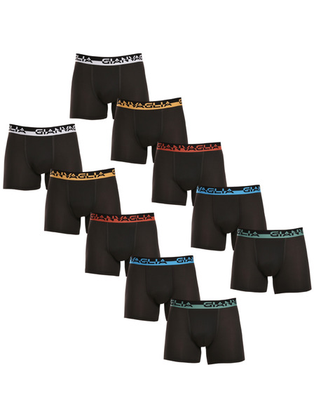 Gianvaglia Set de zece - boxeri pentru bărbați Gianvaglia negri