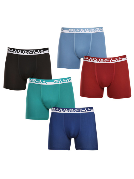 Gianvaglia Set de cinci - boxeri pentru bărbați Gianvaglia multicolori
