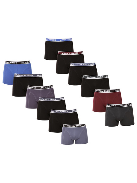 Jack & Jones Set de doisprezece - boxeri pentru bărbați Jack and Jones multicolori