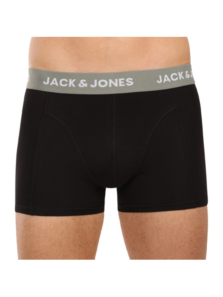 Jack & Jones Set de trei - boxeri pentru bărbați Jack and Jones negri