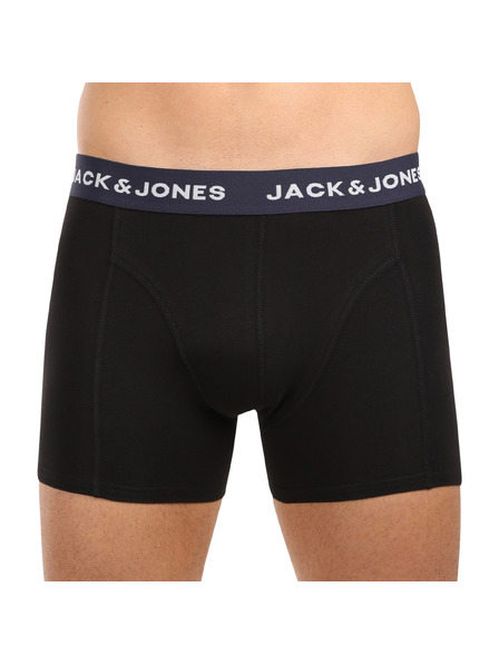 Jack & Jones Set de cinci - boxeri bărbătești Jack and Jones negri