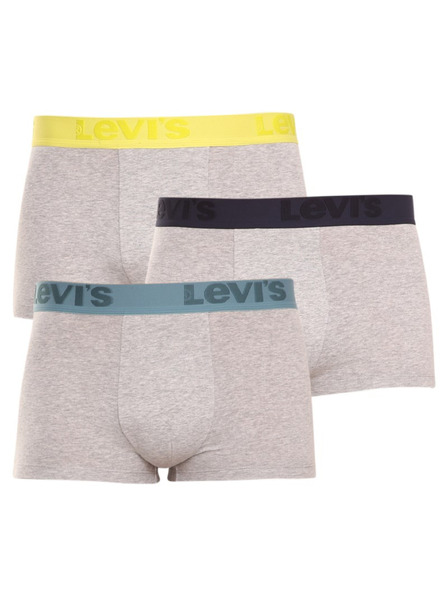 Levi's® Set de trei - boxeri bărbătești Levis gri
