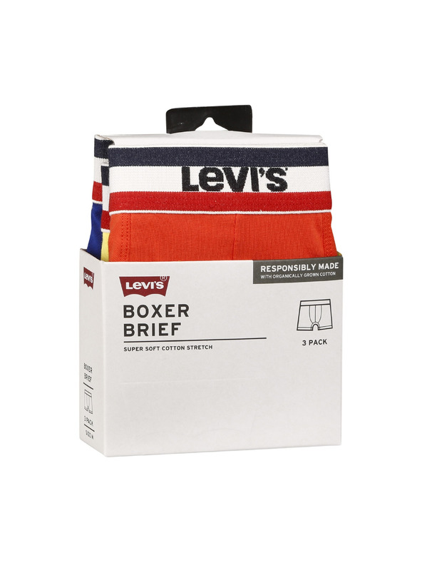Levi's® Set de trei - boxeri bărbătești Levis multicolori