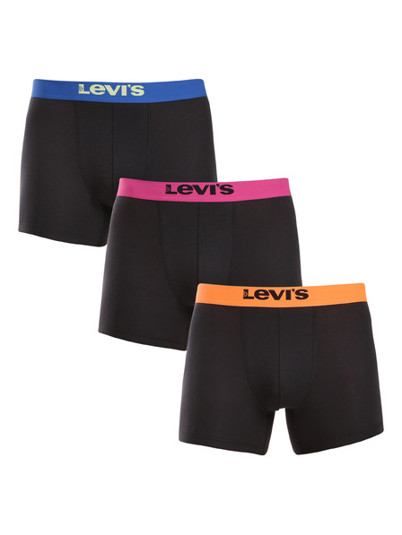 Levi's® Set de trei - boxeri bărbătești Levis negri
