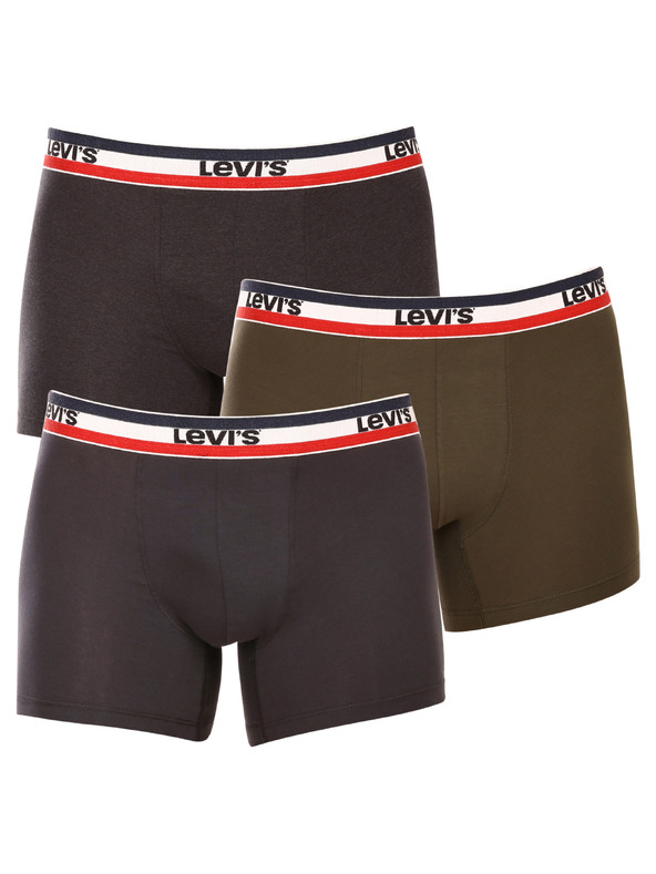 Levi's® Set de trei - boxeri bărbătești Levis multicolori