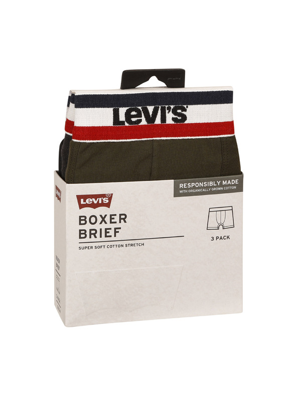 Levi's® Set de trei - boxeri bărbătești Levis multicolori