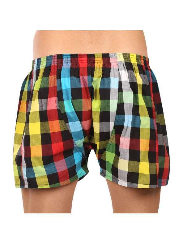 Styx Set de zece - boxeri bărbătești Styx clasic elastic multicolori