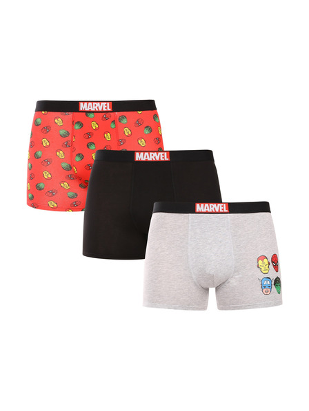 Trenýrkárna Set de trei - boxeri bărbătești Marvel multicolori (PO39683/2)