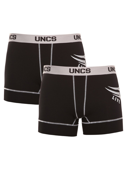UNCS Set de doi - boxeri bărbătești UNCS Wings III oversize