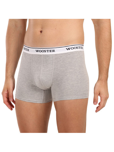Wooster Set de trei - boxeri bărbătești Wooster gri