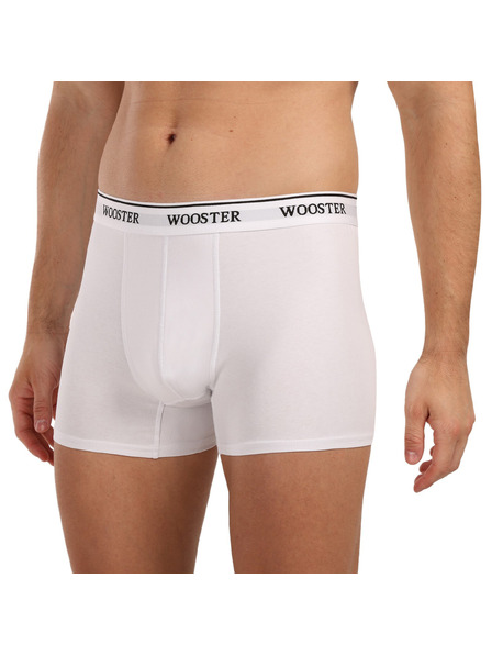 Wooster Set de trei - boxeri pentru bărbați Wooster albi