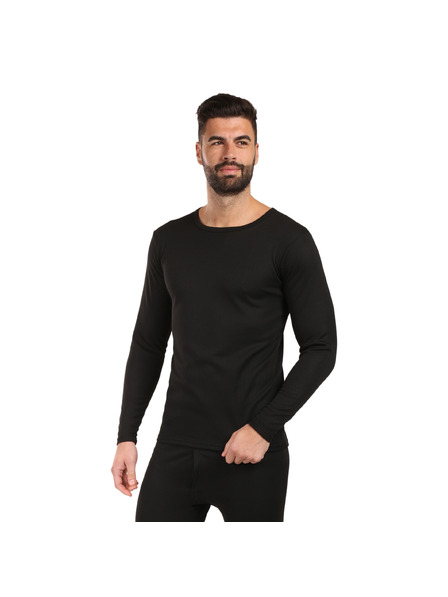 Gianvaglia Tricou termic pentru bărbați Gianvaglia negru