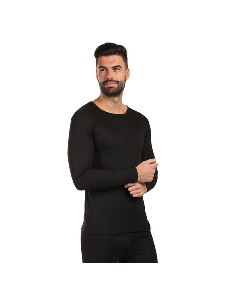 Gianvaglia Tricou termic pentru bărbați Gianvaglia negru