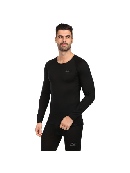 HUSKY Tricou termic pentru bărbați HUSKY MEROW merino negru