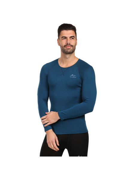 HUSKY Tricou termic pentru bărbați HUSKY MERTEE merino albastru