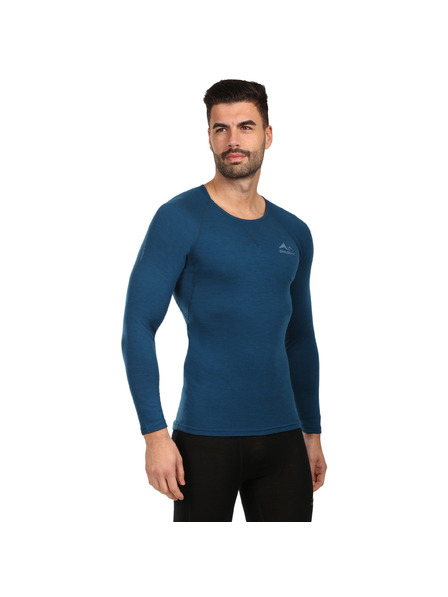 HUSKY Tricou termic pentru bărbați HUSKY MERTEE merino albastru