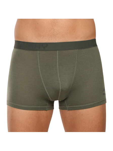 HUSKY Boxeri pentru bărbați HUSKY MEX merino verzi