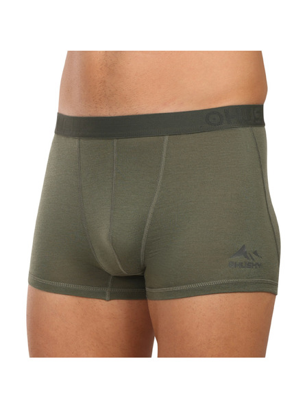 HUSKY Boxeri pentru bărbați HUSKY MEX merino verzi