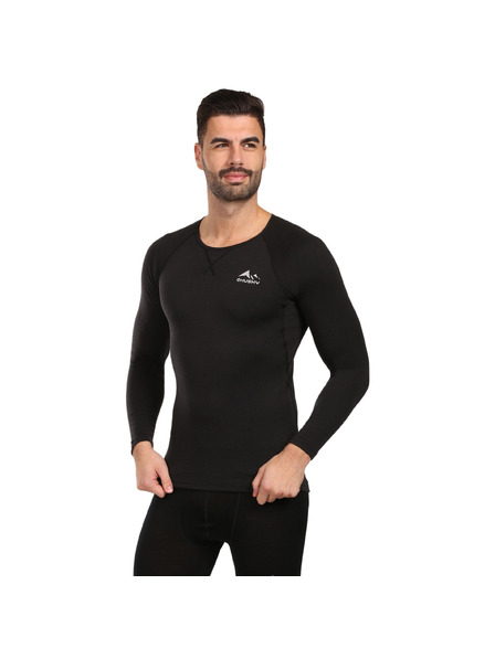 HUSKY Tricou termic pentru bărbați HUSKY MERTEE merino negru