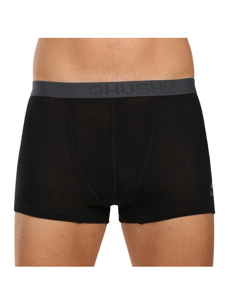 HUSKY Boxeri pentru bărbați HUSKY MEX merino negri