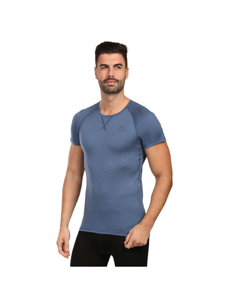 HUSKY Tricou termic pentru bărbați HUSKY MERSA merino albastru