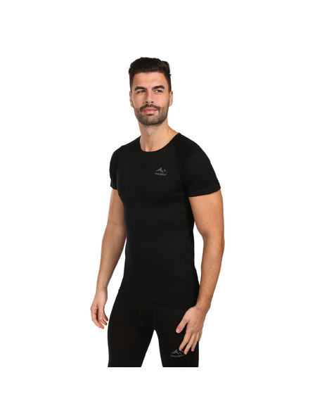 HUSKY Tricou termic pentru bărbați HUSKY MERSA merino negru