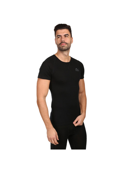 HUSKY Tricou termic pentru bărbați HUSKY MERSA merino negru