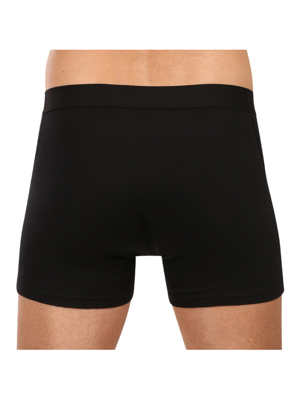 Sensor Boxeri pentru bărbați Sensor DF merino negri