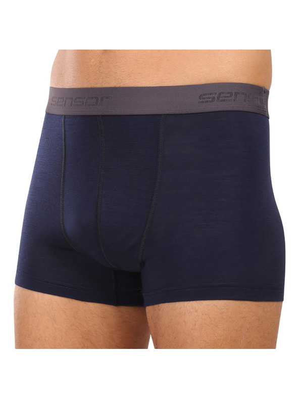 Sensor Boxeri pentru bărbați Sensor Active merino albastri