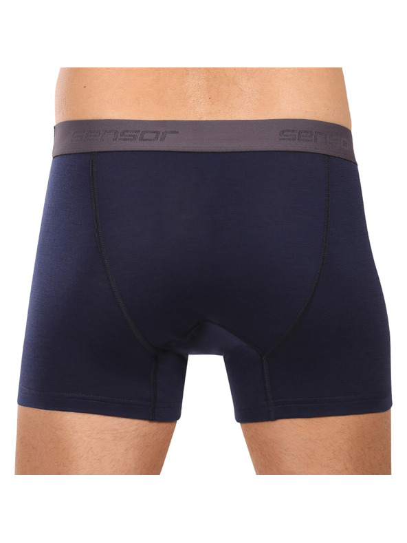 Sensor Boxeri pentru bărbați Sensor Active merino albastri