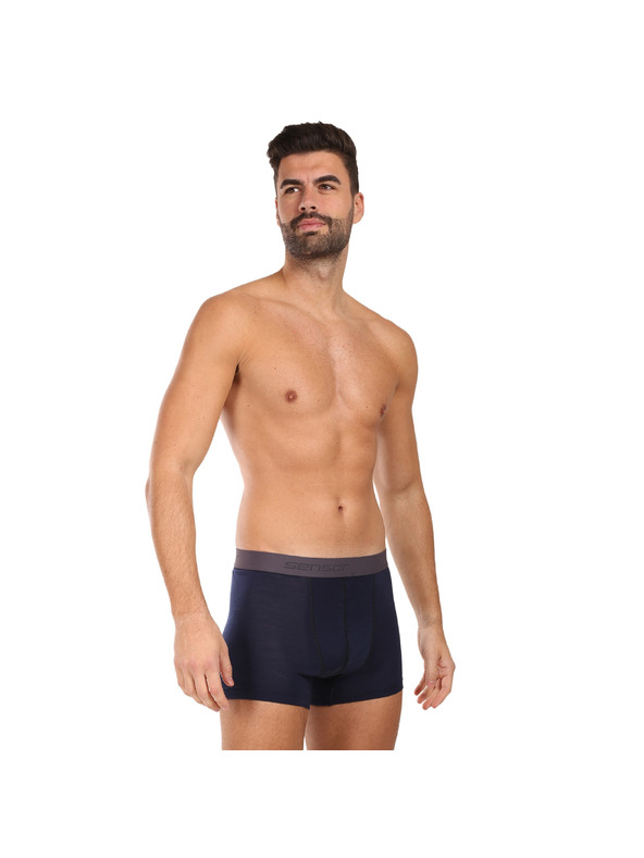 Sensor Boxeri pentru bărbați Sensor Active merino albastri