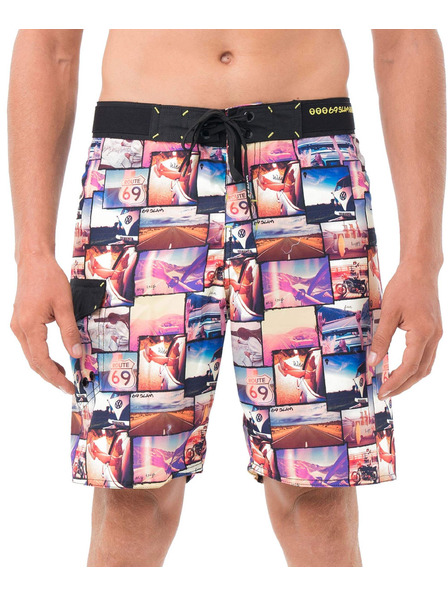 69slam Pantaloni de baie bărbătești 69SLAM ROAD TRIP