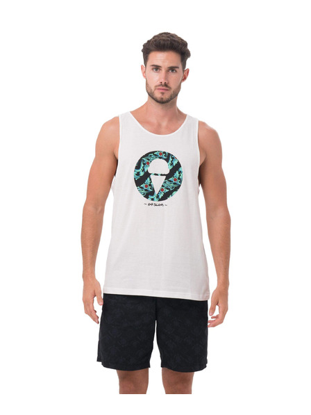 69slam Maiou pentru bărbați 69SLAM GREEN ICE WHITE