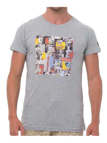 69slam Tricou bărbătesc 69SLAM SKULLAGE GREY