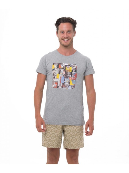 69slam Tricou bărbătesc 69SLAM SKULLAGE GREY