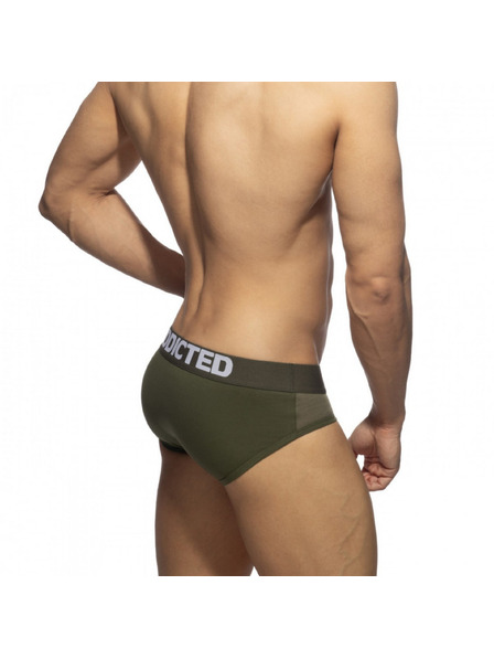 ADDICTED Slip bărbătesc Addicted FLAME verde