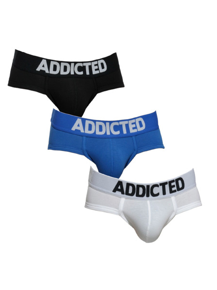 ADDICTED Set de trei - slip bărbătesc Addicted multicolor
