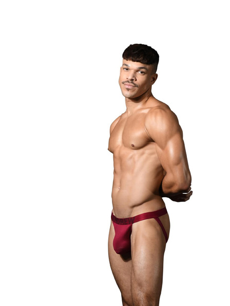 Andrew Christian Jockstrap-uri bărbătești Andrew Christian roșu Bespoke
