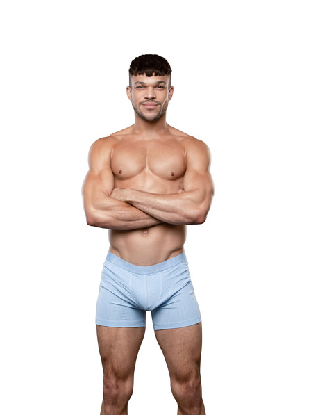 Andrew Christian Boxeri bărbătești Andrew Christian albastru MESH GYM