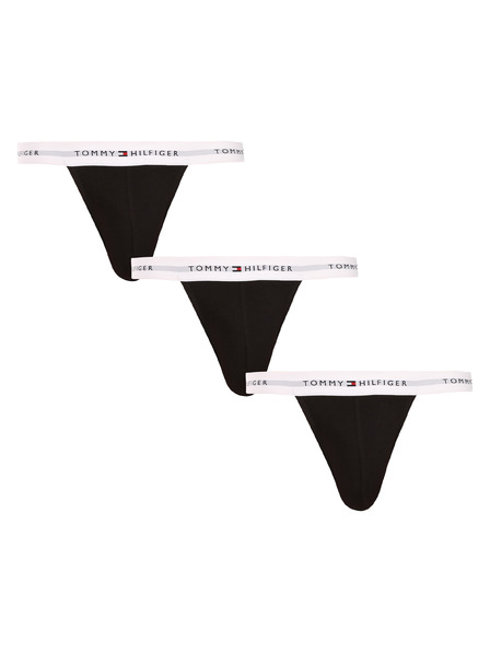 Tommy Hilfiger Set de trei - Jockstrap-uri bărbătești Tommy Hilfiger negru
