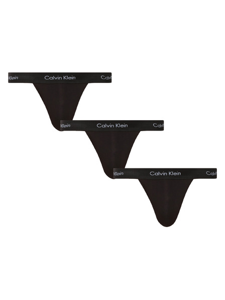 Calvin Klein Set de trei - Jockstrap-uri bărbătești Calvin Klein negru