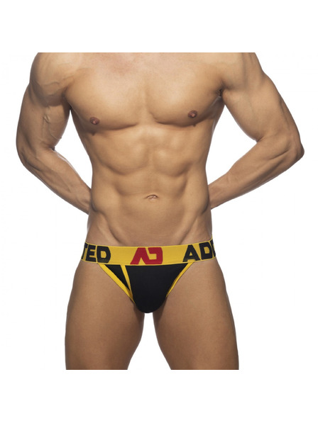 ADDICTED Slip bărbătesc Addicted Open Fly bikini negru